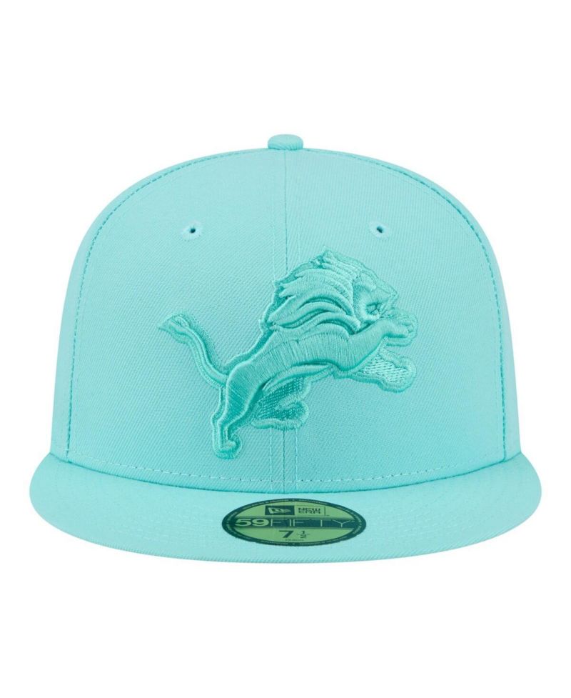 Men's Turquoise Detroit Lions Color Pack 59FIFTY Fitted Hat