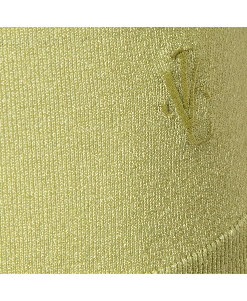 Women's Jeans Couture Lime Green Knit Back Open Sweatshirt