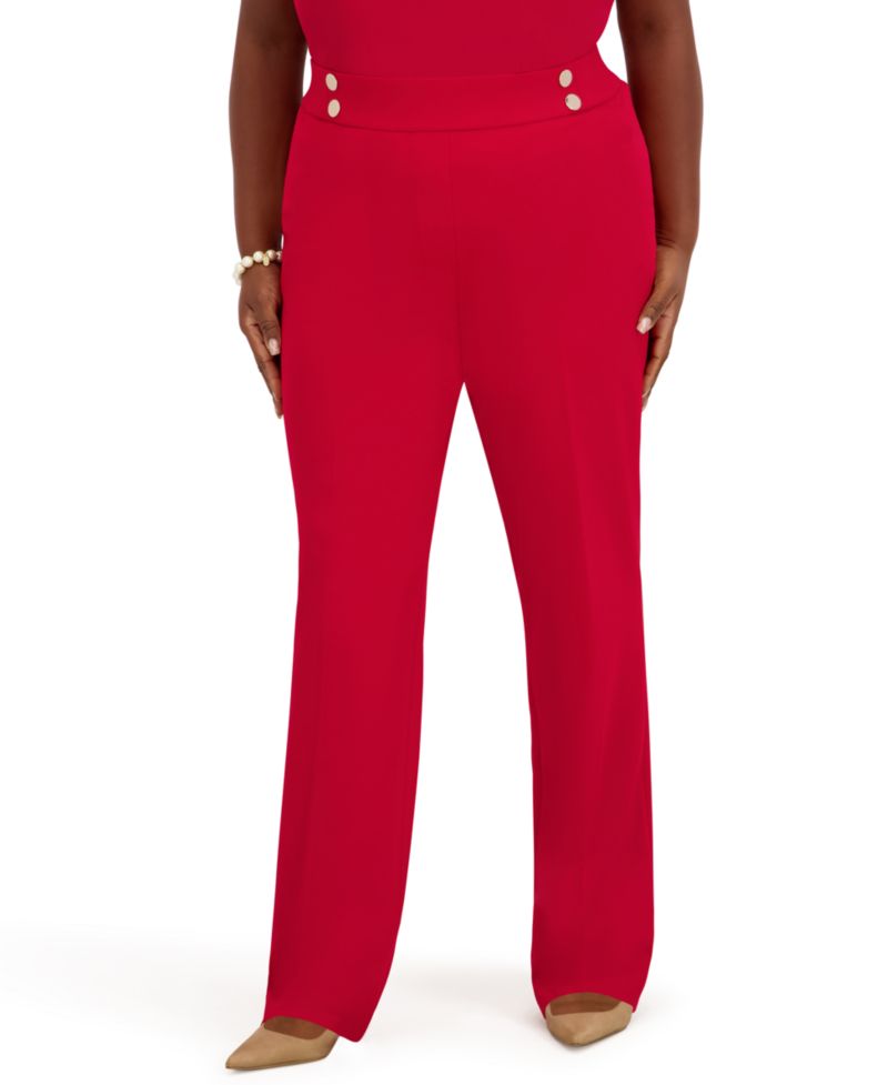 Women's Mid-Rise Pull-On Extend Tab Trousers