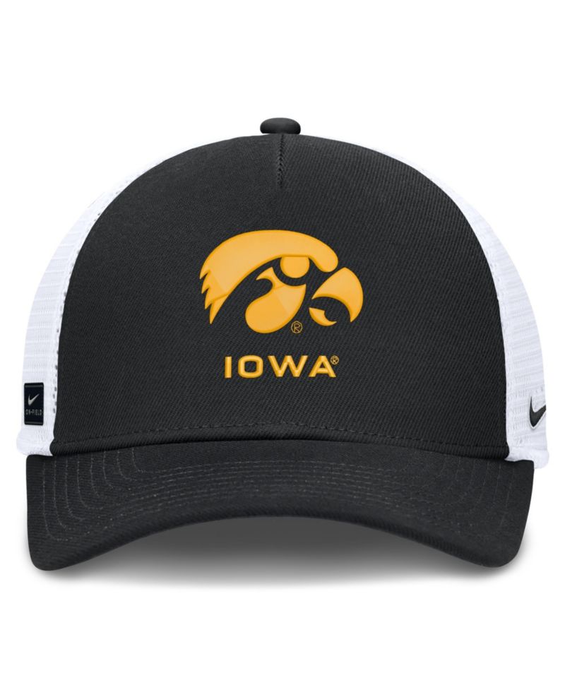 Men's and Women's Black Iowa Hawkeyes 2026 On-Field Gameday Trucker Hat