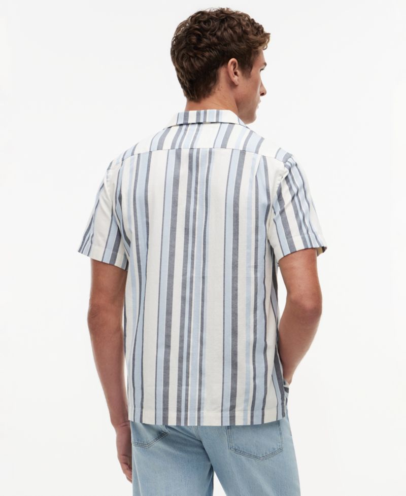 Men's Structure Multi Stripe Short-Sleeve Shirt