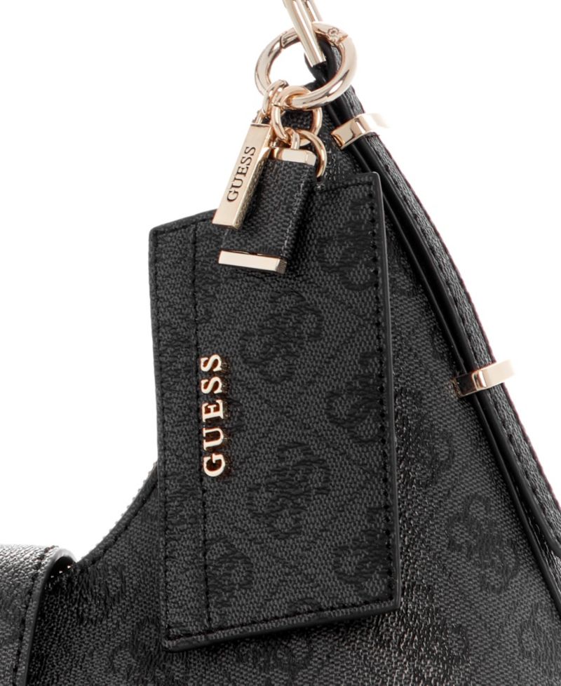 Yvonne Logo Medium Hobo Handbag