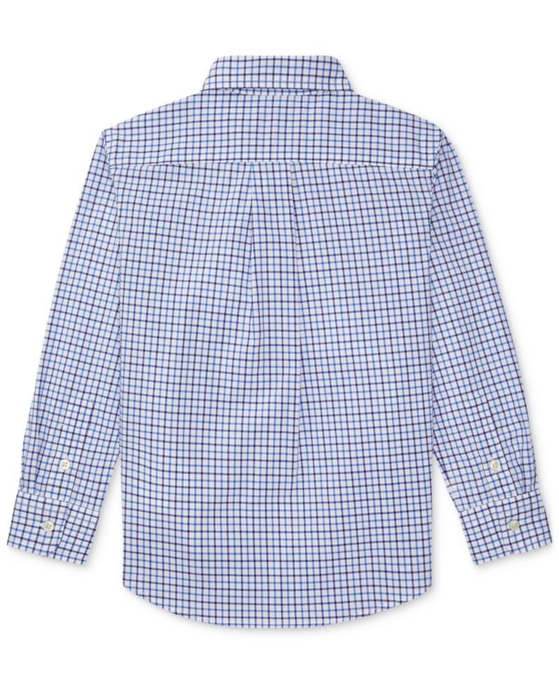 Boys' 2T-7 Plaid Cotton Shirt