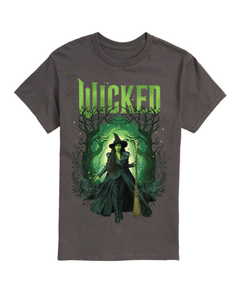 Men's Wicked Part 2 Elphaba Forest Graphic Print Short-Sleeve T-Shirt