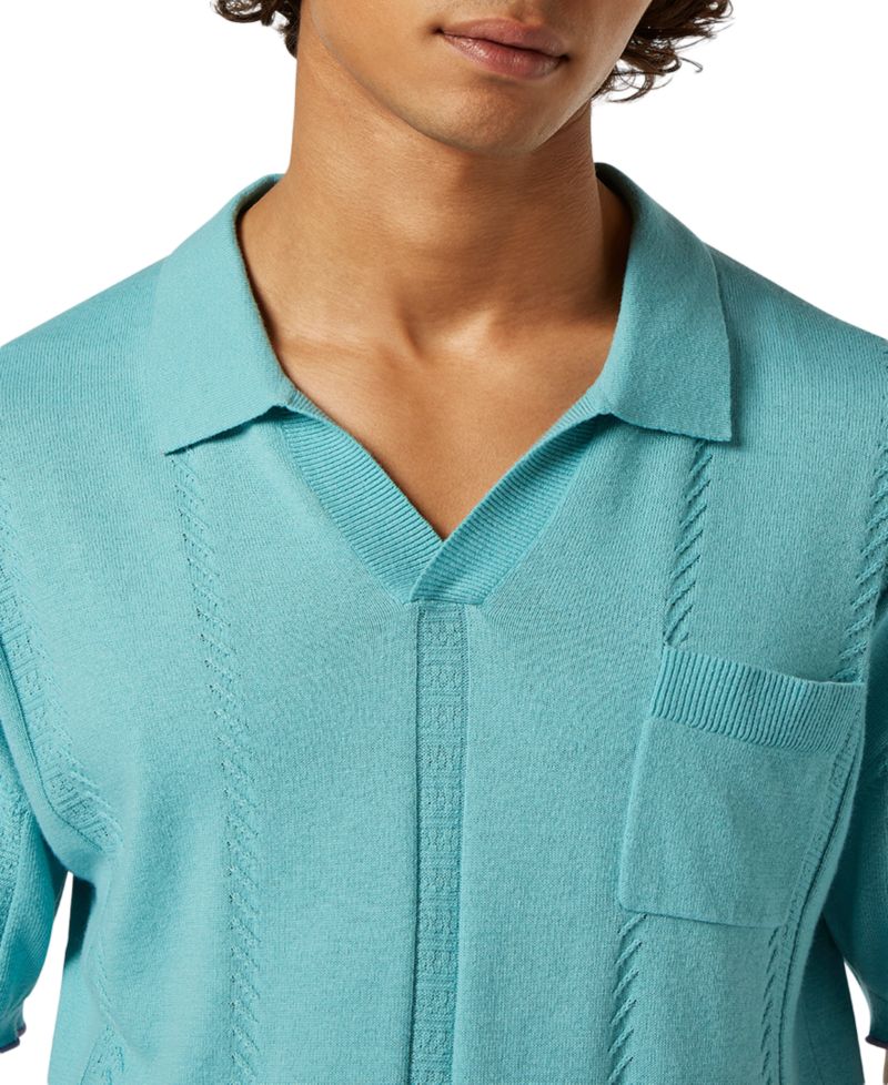 Men's Knit Polo Shirt