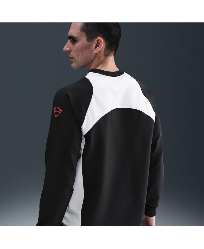 Men's Black Paris Saint-Germain Third 2025/26 T90 Pullover Sweatshirt