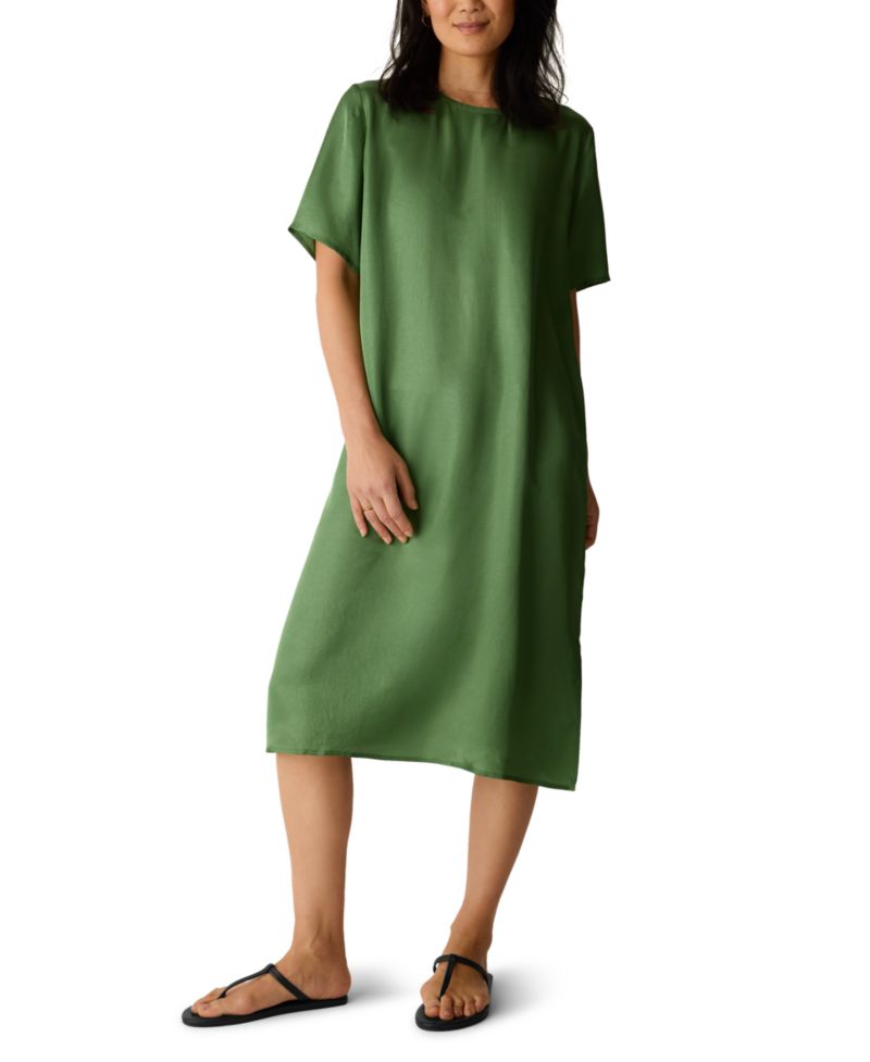 Women's Short-Sleeve Round Neck Dress