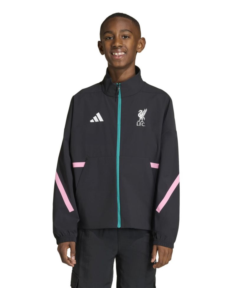 Boys' and Girls' Liverpool FC Z.N.E. Anthem Full-Zip Mock-Neck Jacket