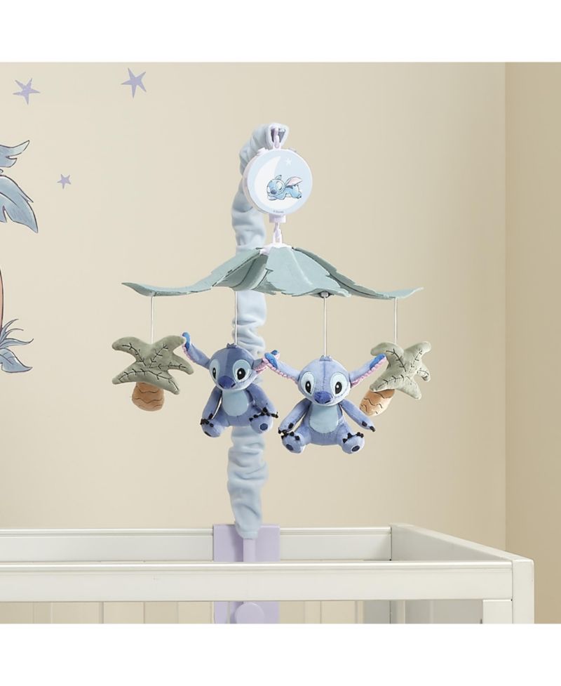Disney Stitch Musical Baby Crib Mobile Soother Toy