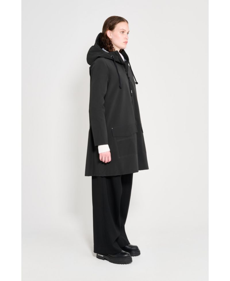 Women's Mosebacke Patch Matte Raincoat