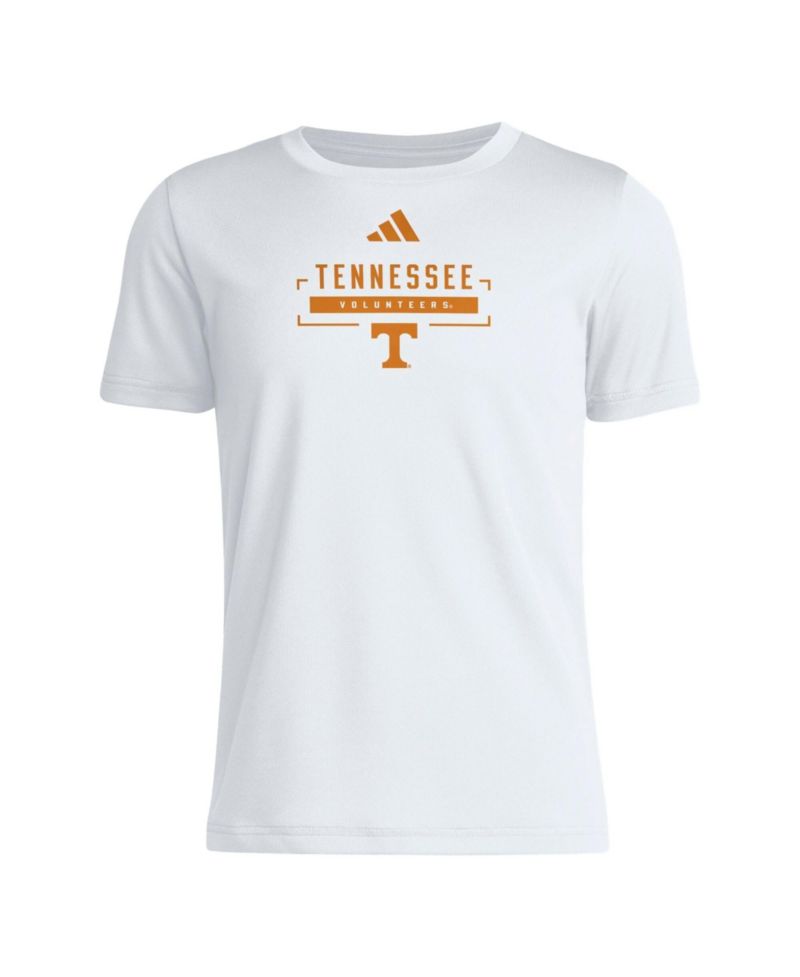 Big Boys and Girls White Tennessee Volunteers Pregame Performance T-Shirt