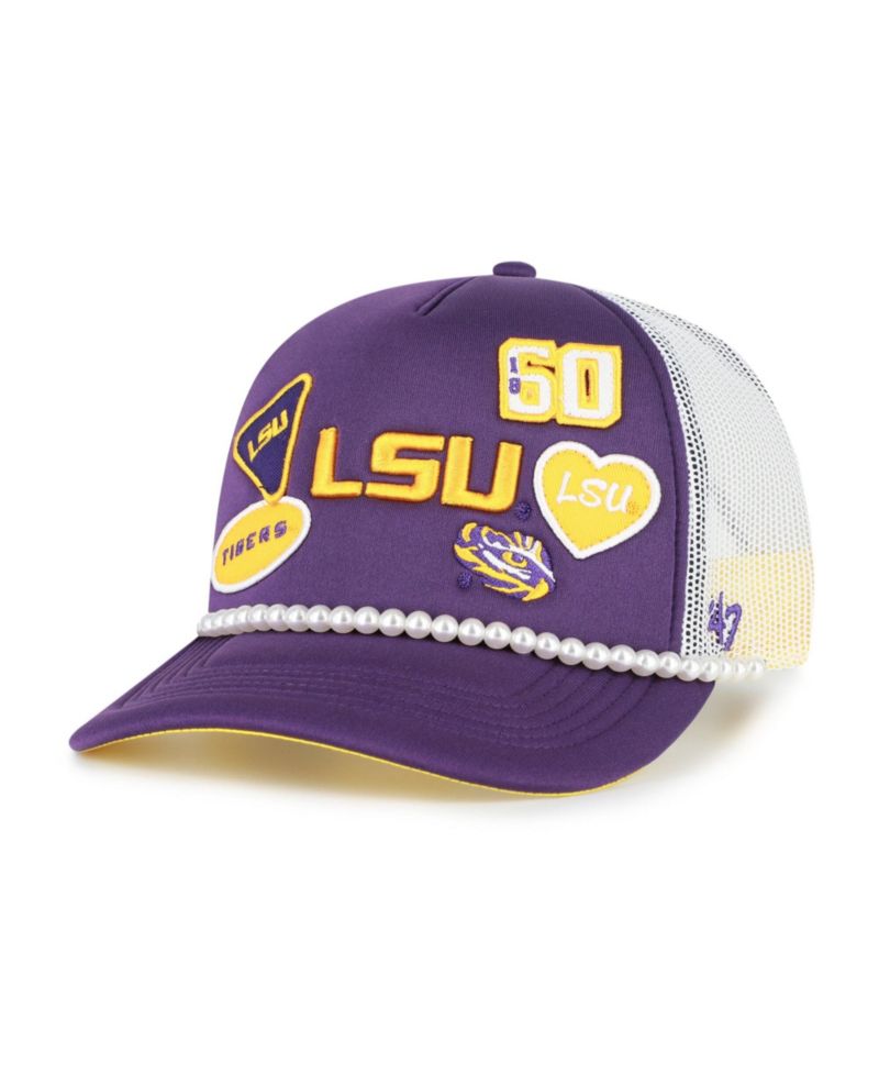 Men's '47 Purple/White LSU Tigers Rally On Hitch Adjustable Hat