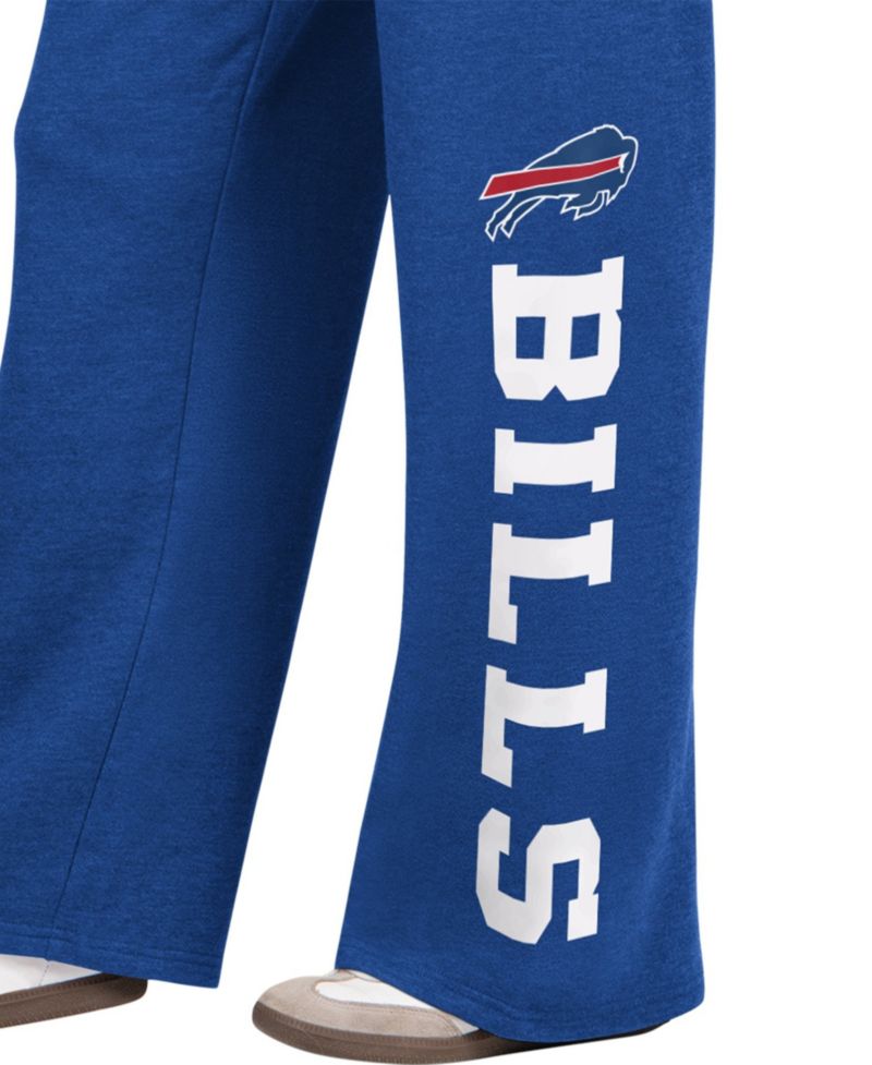 Women's Buffalo Bills Field Wide-Leg Cotton-Blend Sweatpants