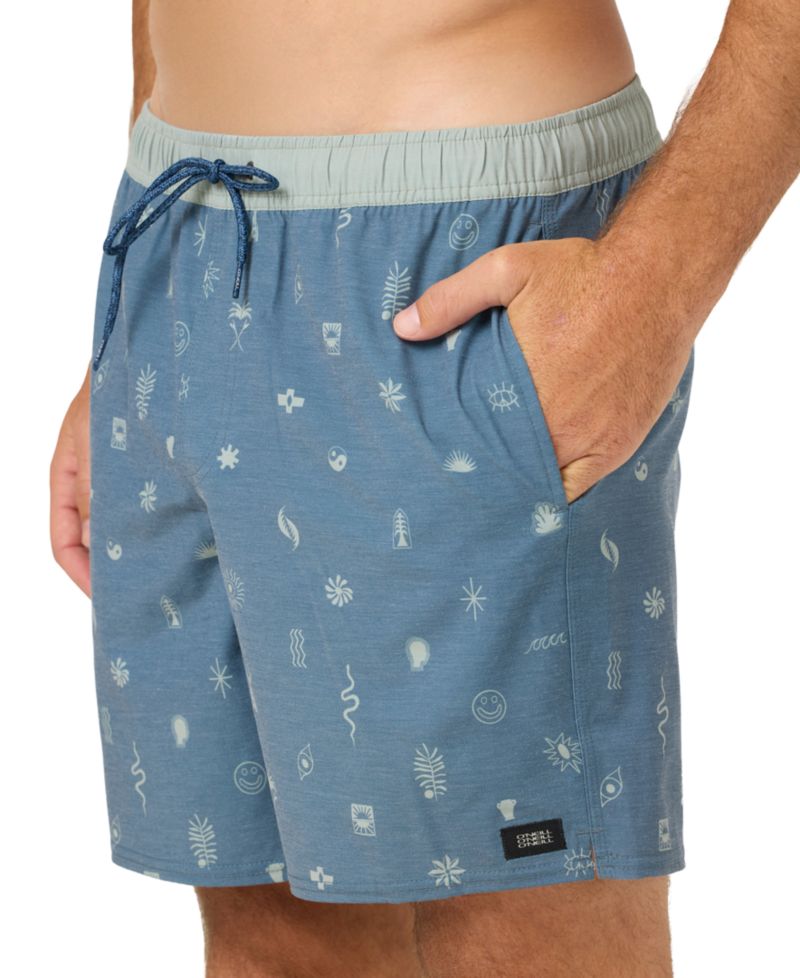 Men's Hermosa Retro Slim-Fit Swim Trunks