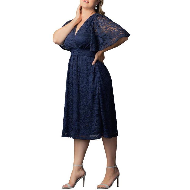 Plus Size Fable Lace Cocktail Dress