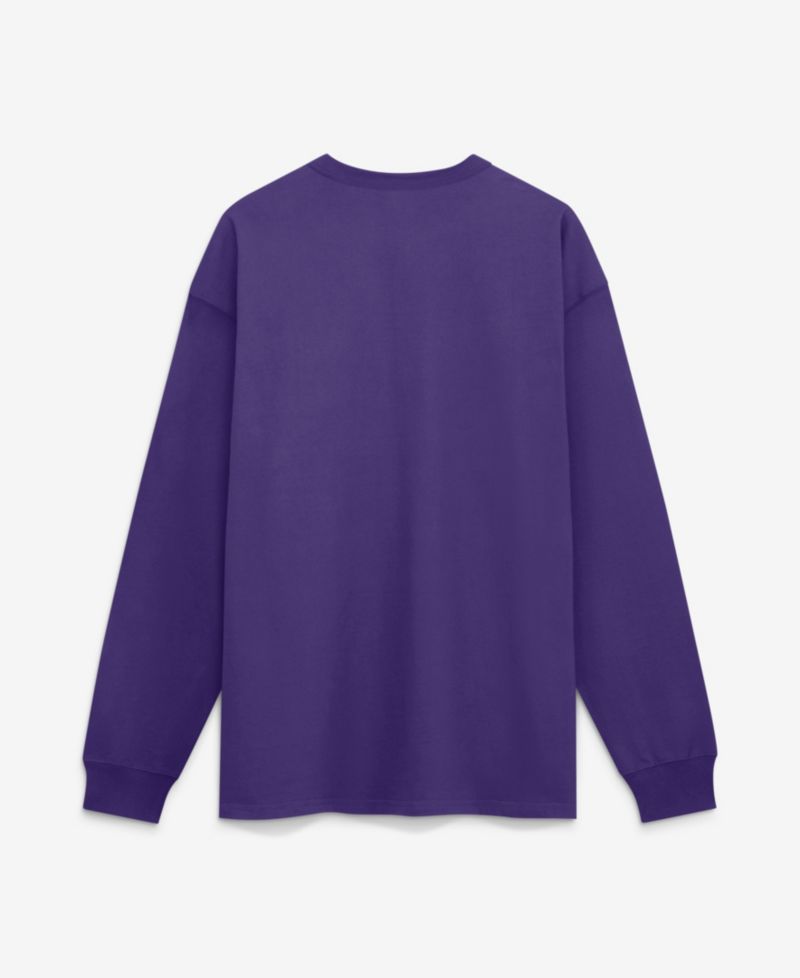 Men's Minnesota Vikings Rewind Max90 Throwback-Graphic Long-Sleeve Crewneck T-Shirt
