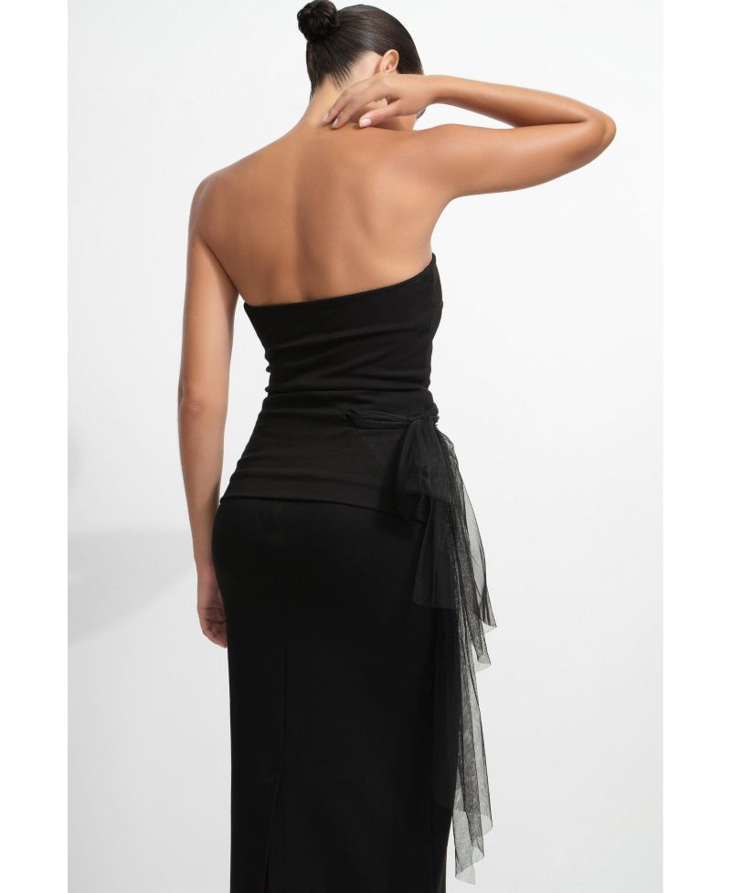 Women's Orla Convertible Multi-Wear Strapless Top with Mesh Sash