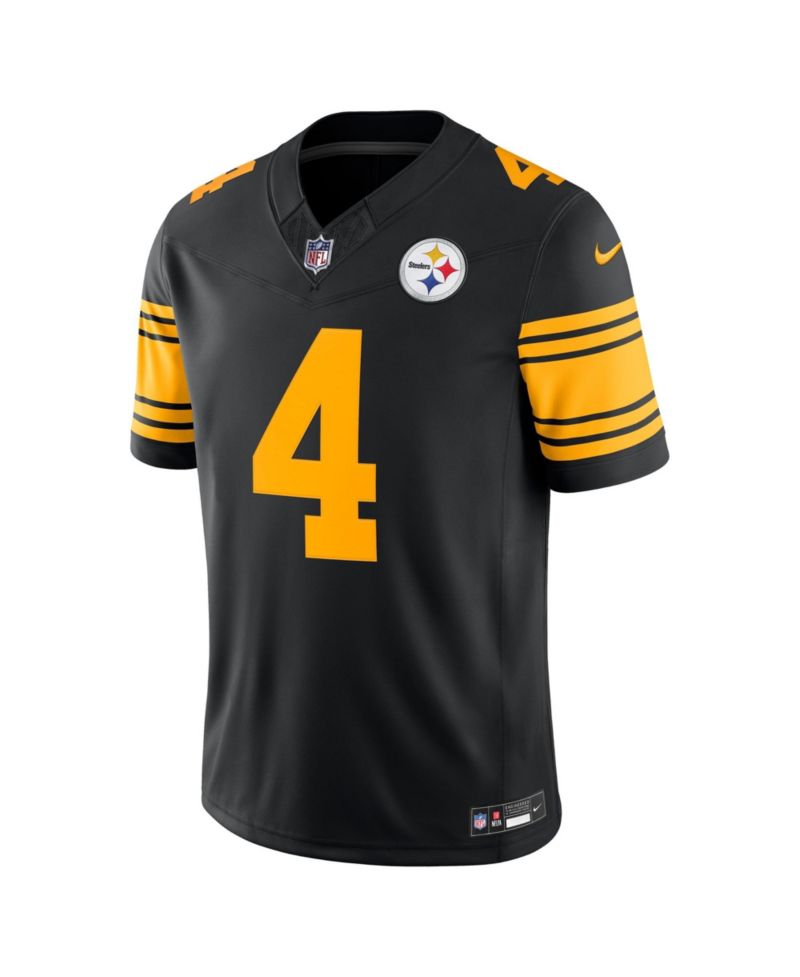 Men's DK Metcalf Black Pittsburgh Steelers Alternate Vapor F.U.S.E. Stitched Limited Jersey