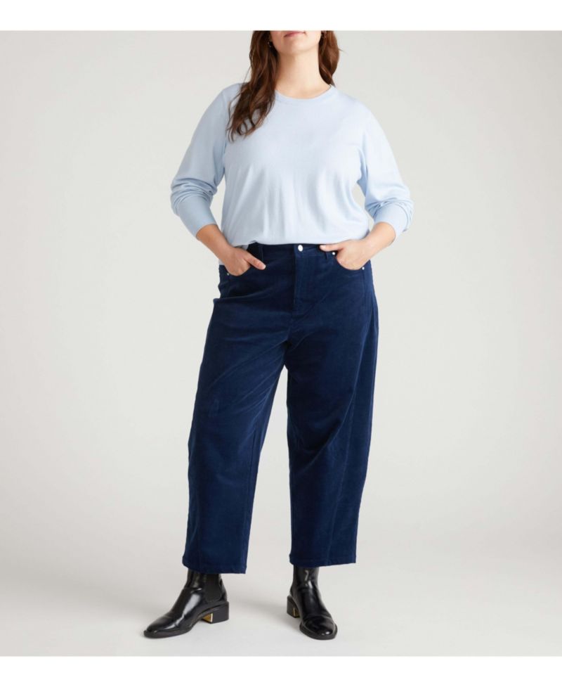 Women's Plus Size Dakota Twisted Leg Corduroy Pants