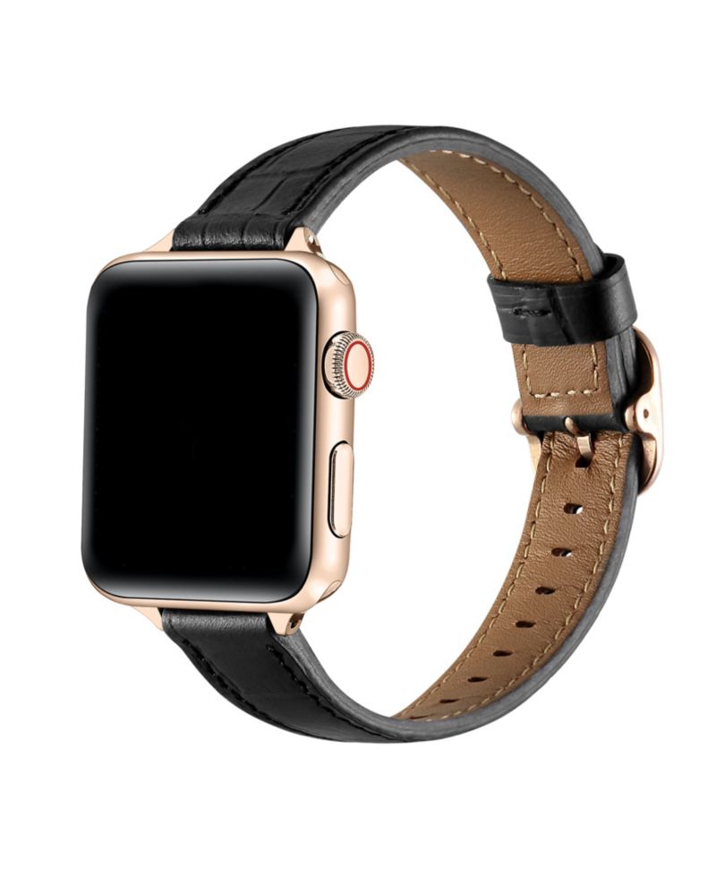 Carmen Skinny Croc Leather Band for Apple Watch