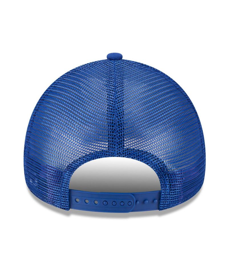 Men's Royal Chicago Cubs 2025 Big League Chew A-Frame 9FORTY Adjustable Trucker Hat