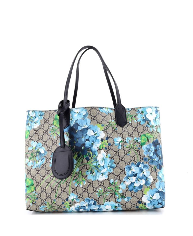 Medium Reversible Blooms Tote
