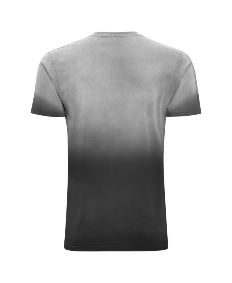 Men's and Women's Black Los Angeles Lakers Bingham Sun-Fade T-Shirt