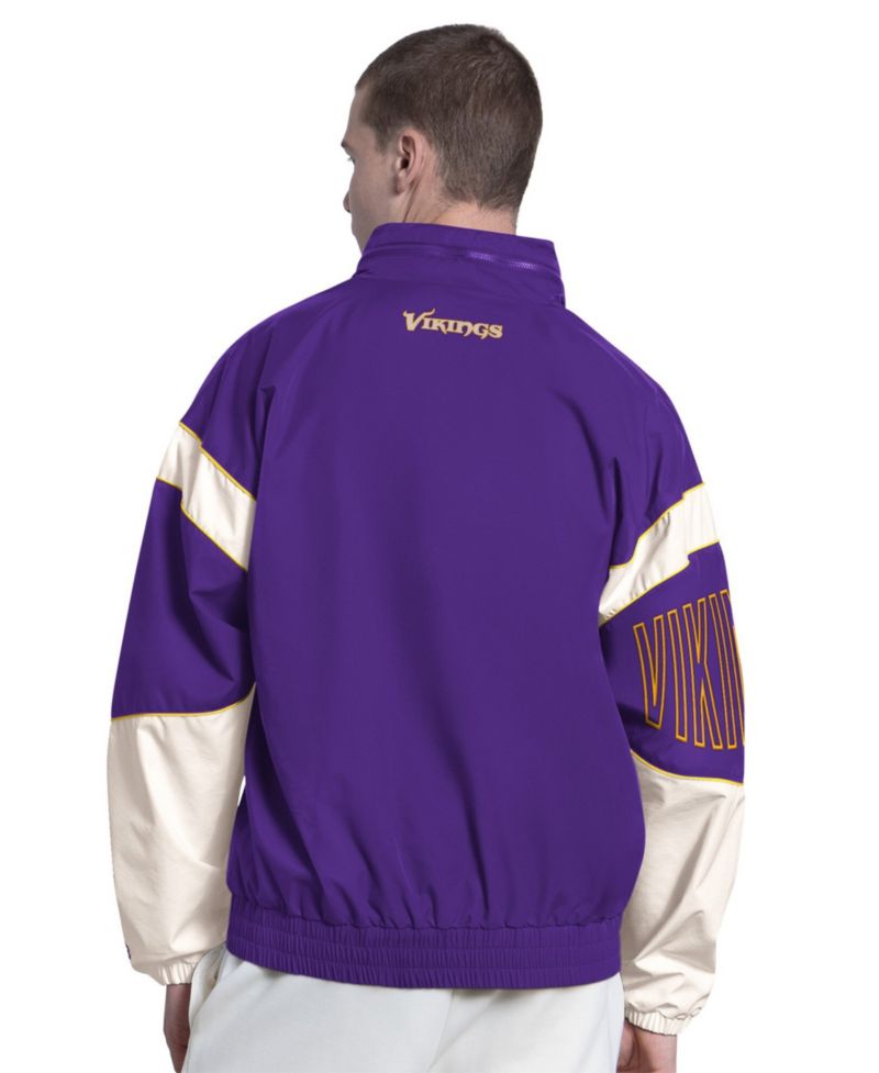 Men's Minnesota Vikings The Gust Full-Zip Color-Block Hooded Jacket