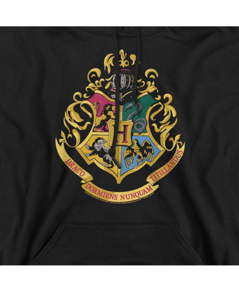 Men's Hogwarts Crest Graphic Pullover Hoodie