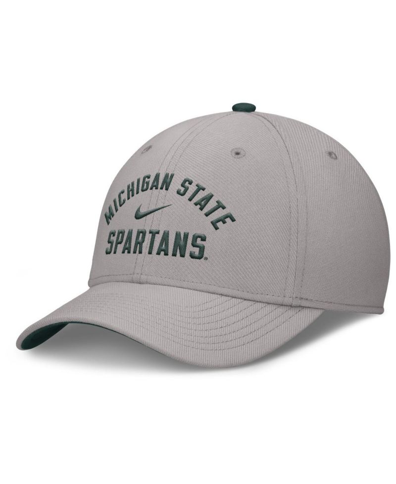Men's Gray Michigan State Spartans Rise Prep Performance Flex Hat