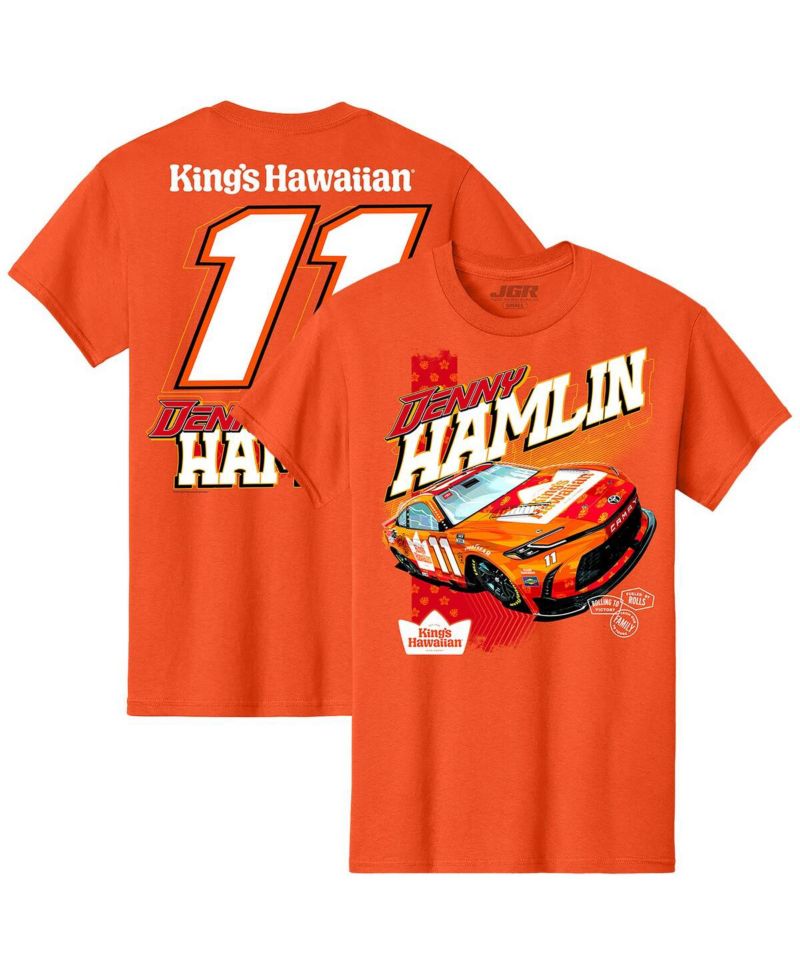 Men's Orange Denny Hamlin King's Hawaiian T-Shirt