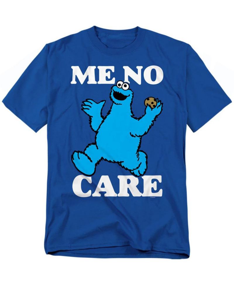 Men's Cookie Monster Me No Care T-Shirt