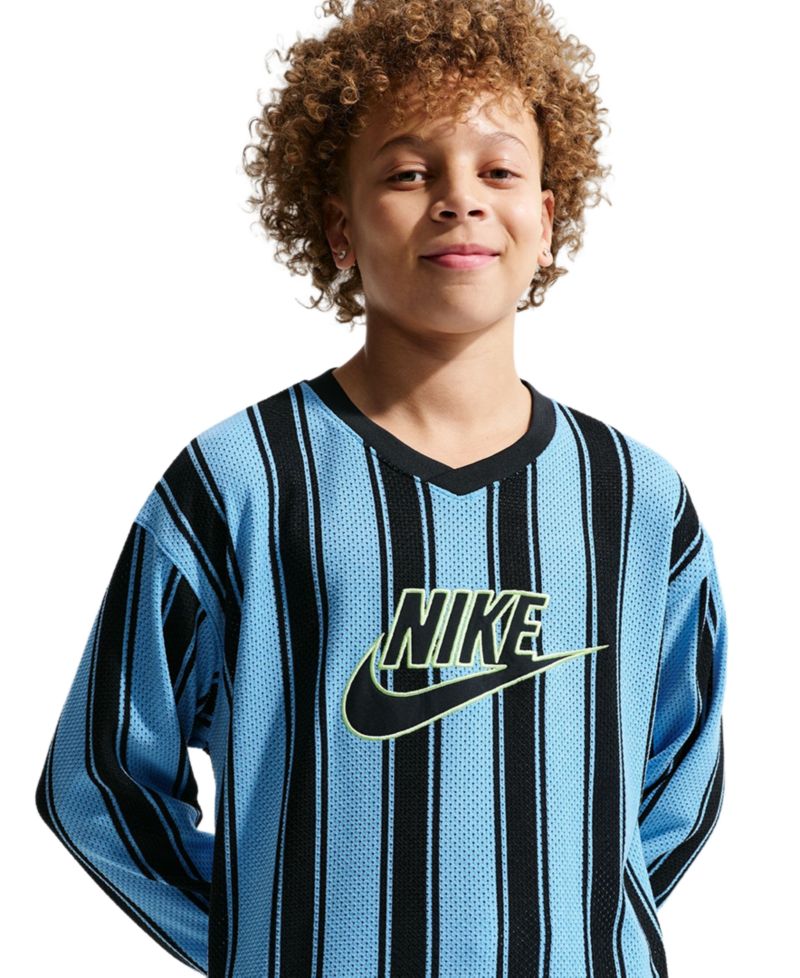 Boys' 8-20 Striped Long-Sleeve Jersey Top