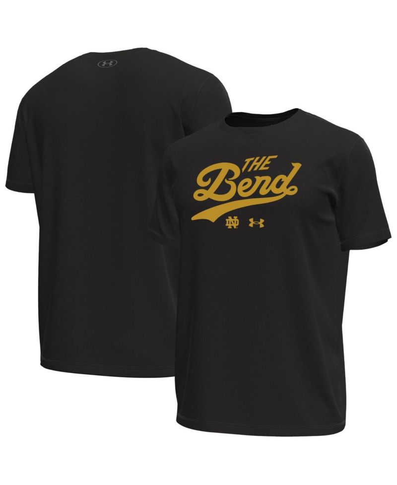 Men's Black Notre Dame Fighting Irish The Bend Stretch T-Shirt