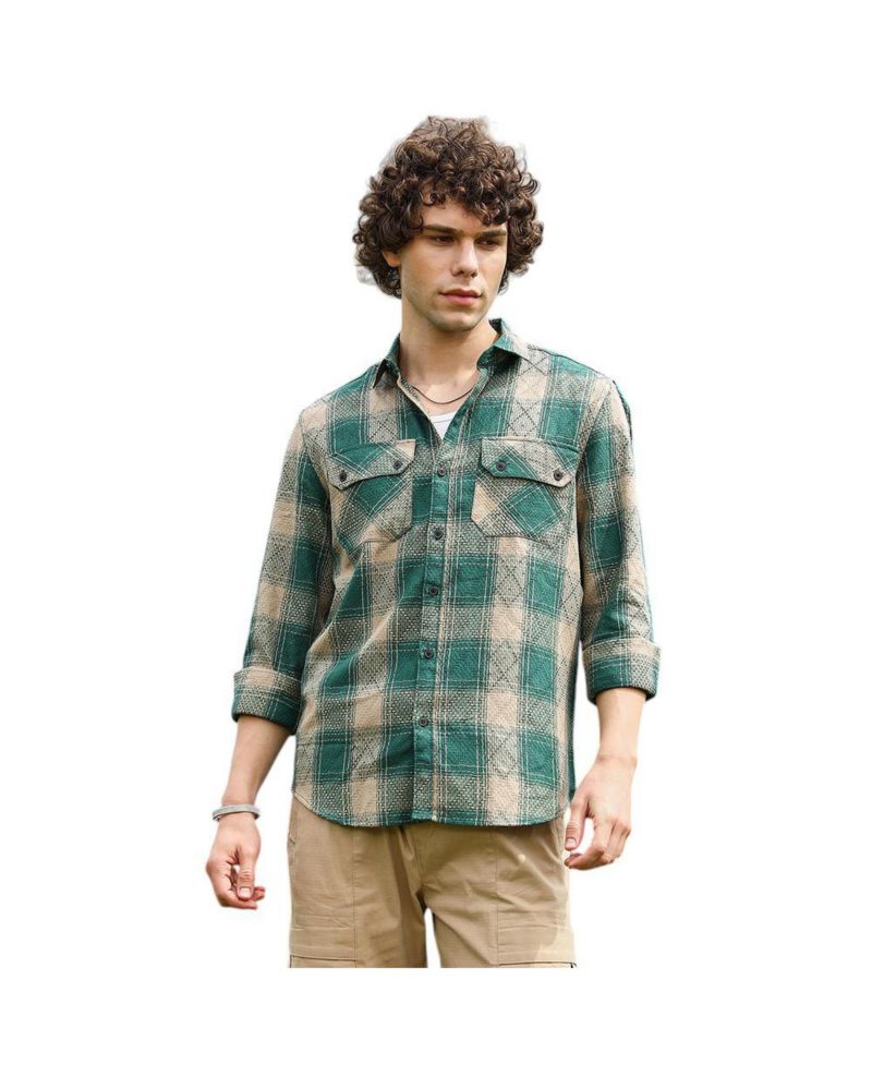 Men's Buffalo Check Utility Shirt