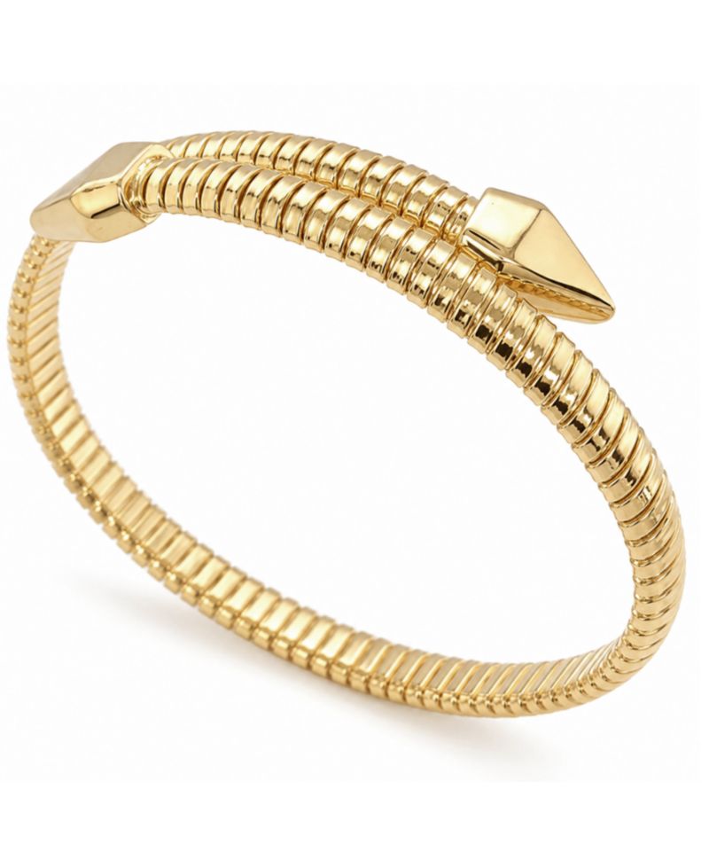 Cubic Zirconia Flexible Stretch Bypass Bracelet