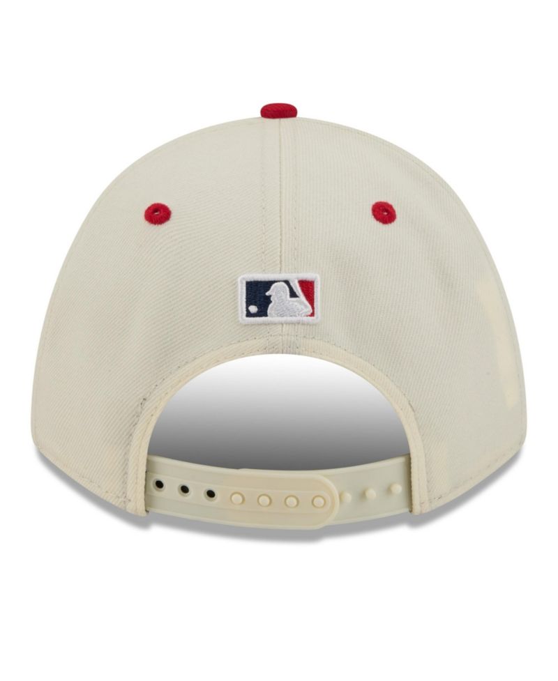 Big Boys and Girls Cream/Red Athletics USA 250 9FORTY M-Crown Adjustable Hat