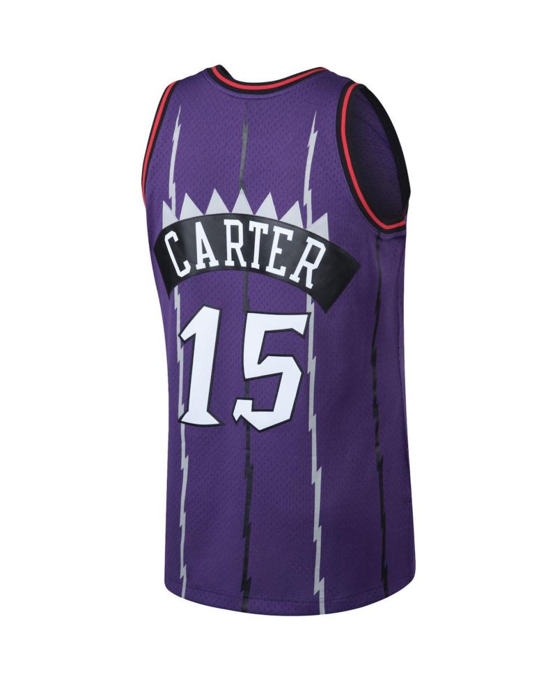 Men's Vince Carter Purple Toronto Raptors Big and Tall Hardwood Classics Jersey