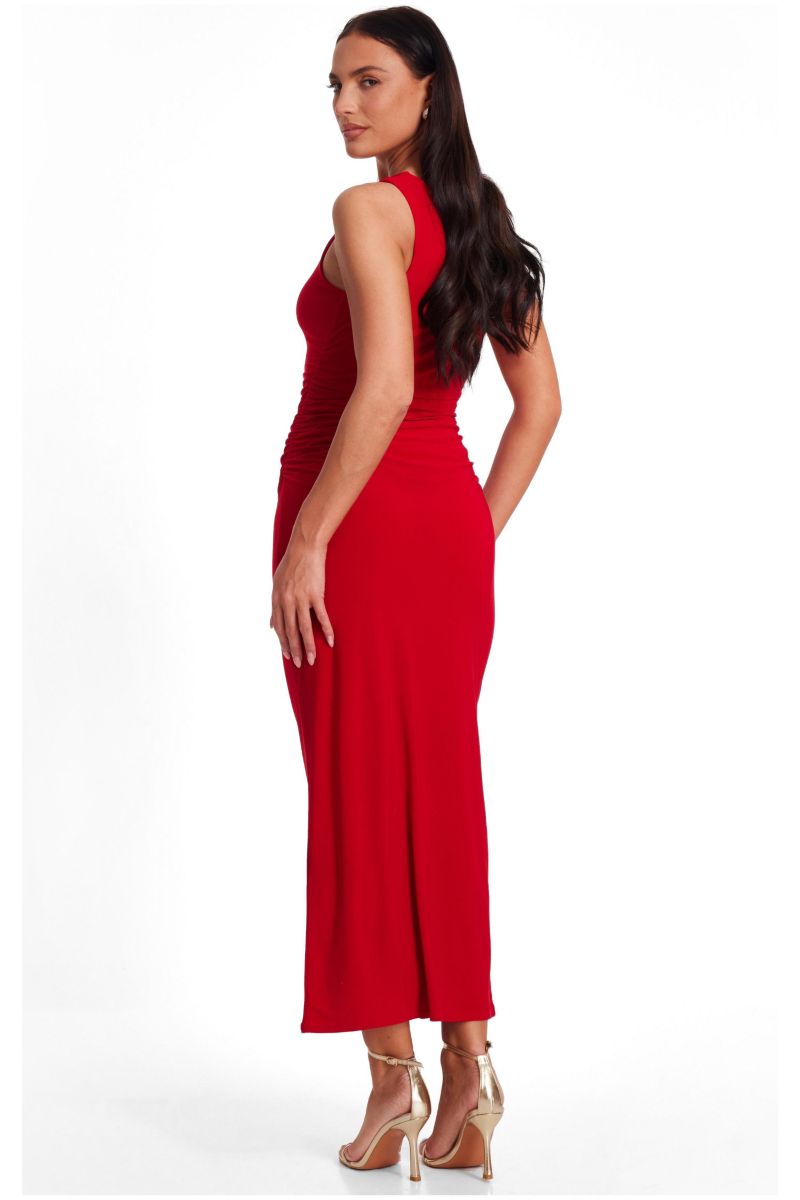 Women's Ruched Midaxi Dress