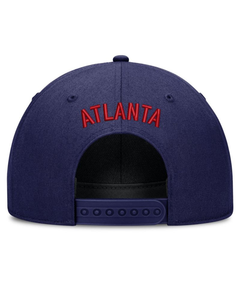 Men's Royal Atlanta Braves Cooperstown Rise Adjustable Hat