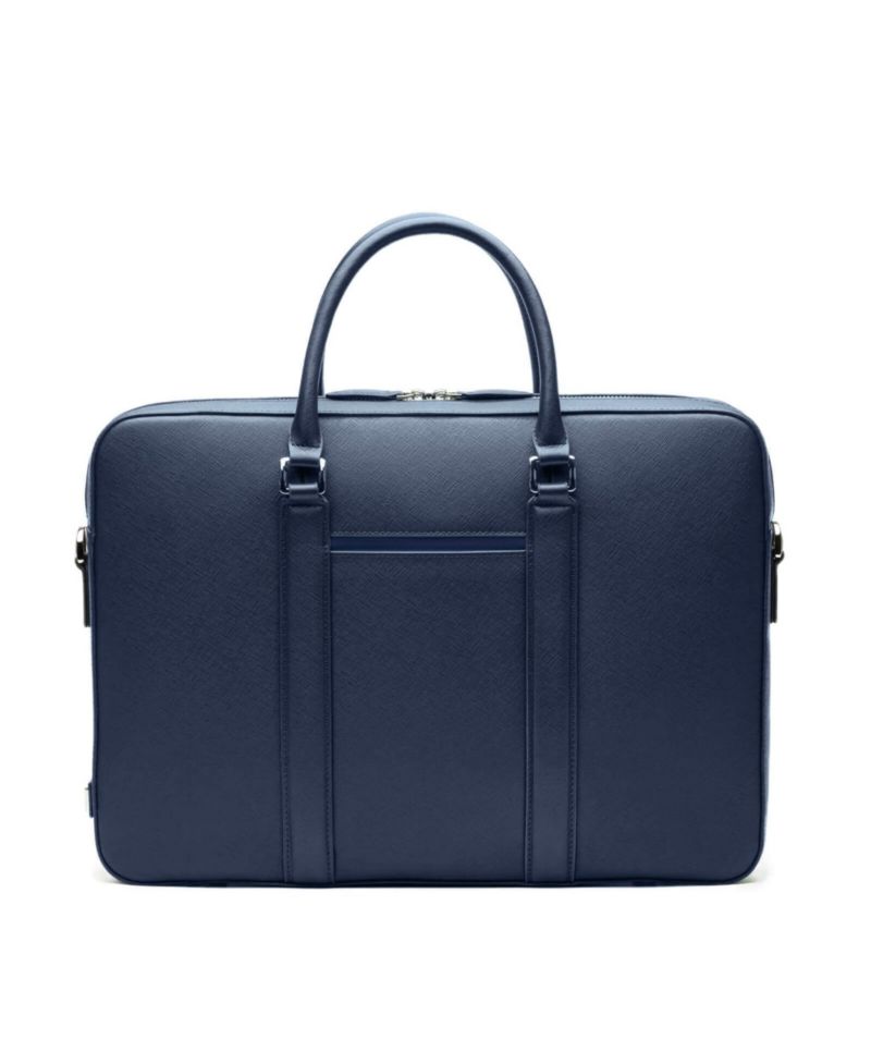 Men's Manhattan Monochrome Leather Briefcase