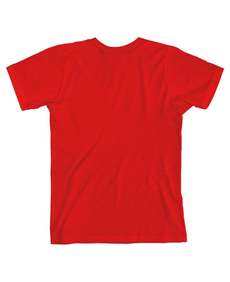 Shippuden Anime Characters Youth Boys Red Graphic Tee-Large