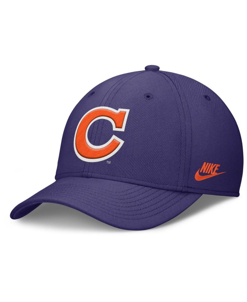 Men's Purple Clemson Tigers Rise Academic Dri-FIT Flex Hat