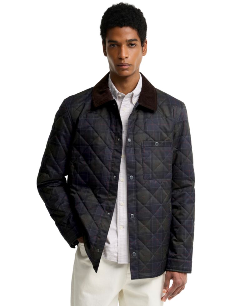 Men's Quilted Tartan Jacket