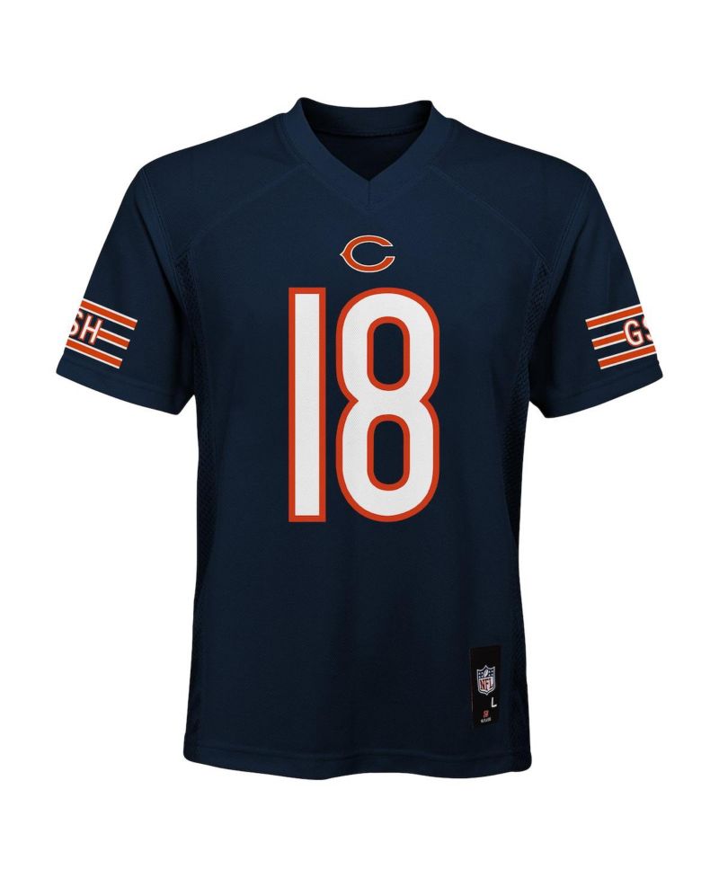 Big Boys and Girls Caleb Williams Navy Chicago Bears Replica Player Jersey