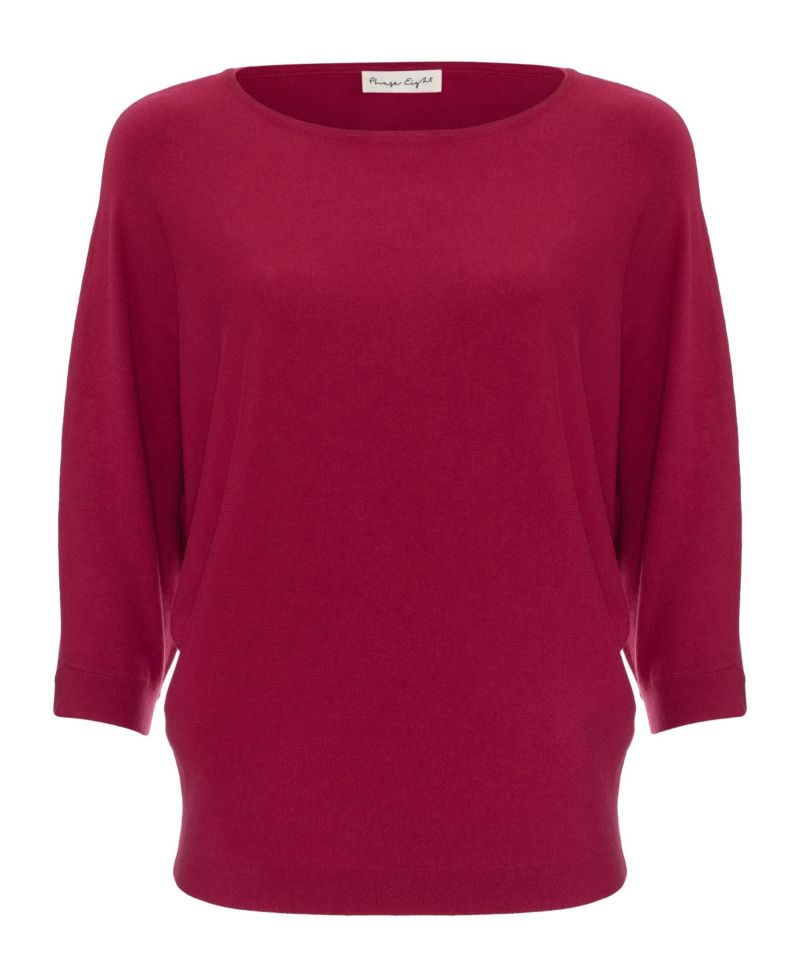 Women's Cristine Boat Neck Draped Knit Jumper