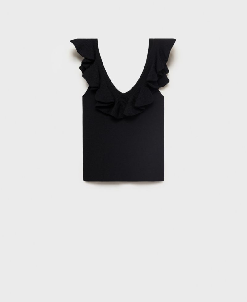 Women's Ruffle Knit Top