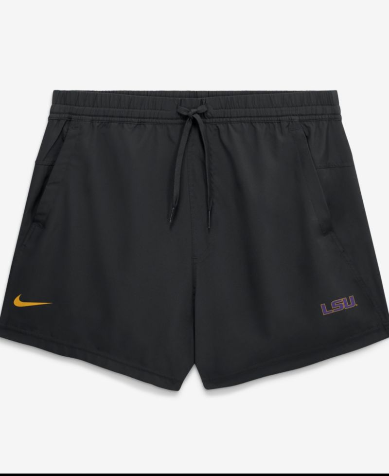 Men's Black LSU Tigers Primary Logo Form Shorts