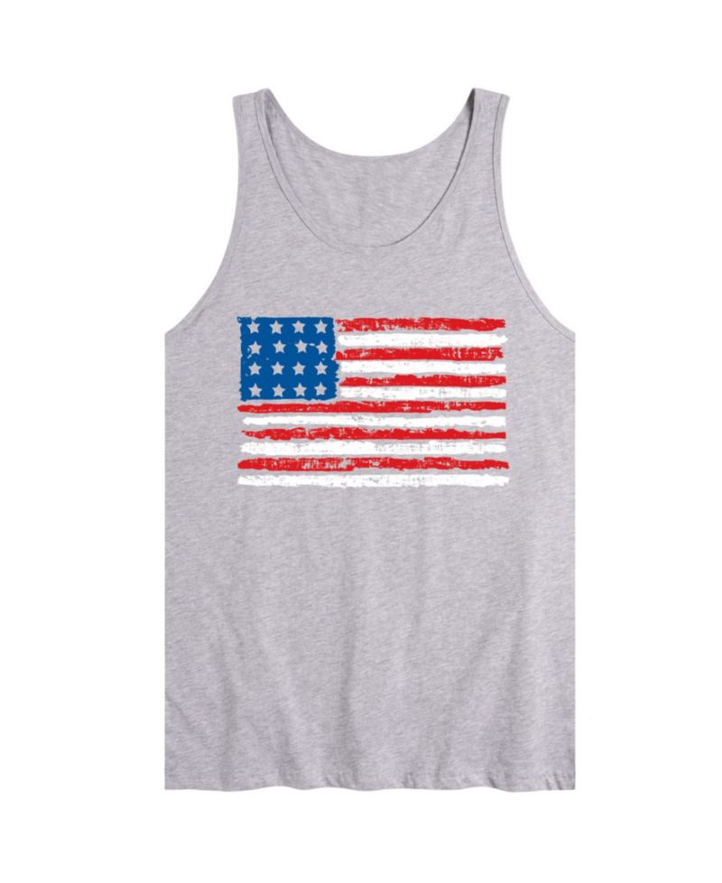 Men's American Flag Sleeveless Tank Top