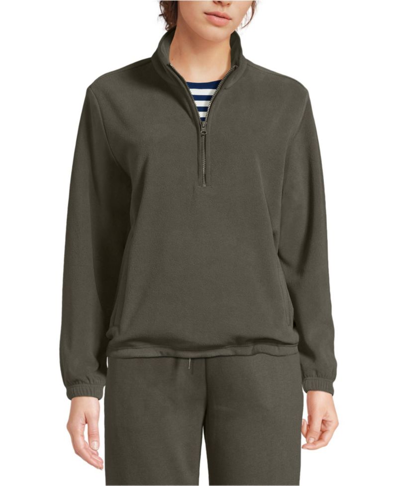 Women's Petite Anyweather RainDefense Fleece Quarter Zip Pullover
